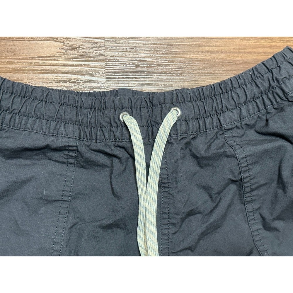 Vuori Black Drawstring Cotton Lounge Shorts - Picture 2 of 8